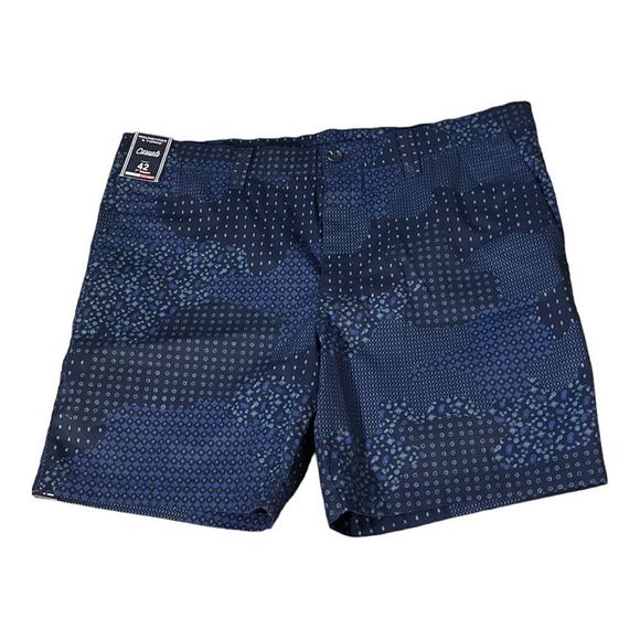 ⚫️⚫️⚫️ Roundtree & Yourke Casuals Flat Front Shorts 7” Inseam - Picture 2 of 7